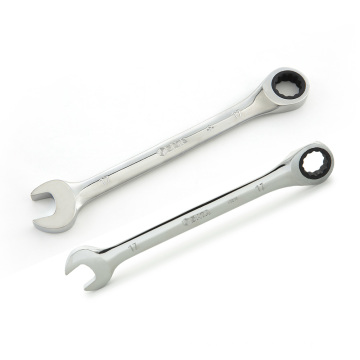 Full Polish Combination Ratcheting Wrench 22MM For Automobile Repairs